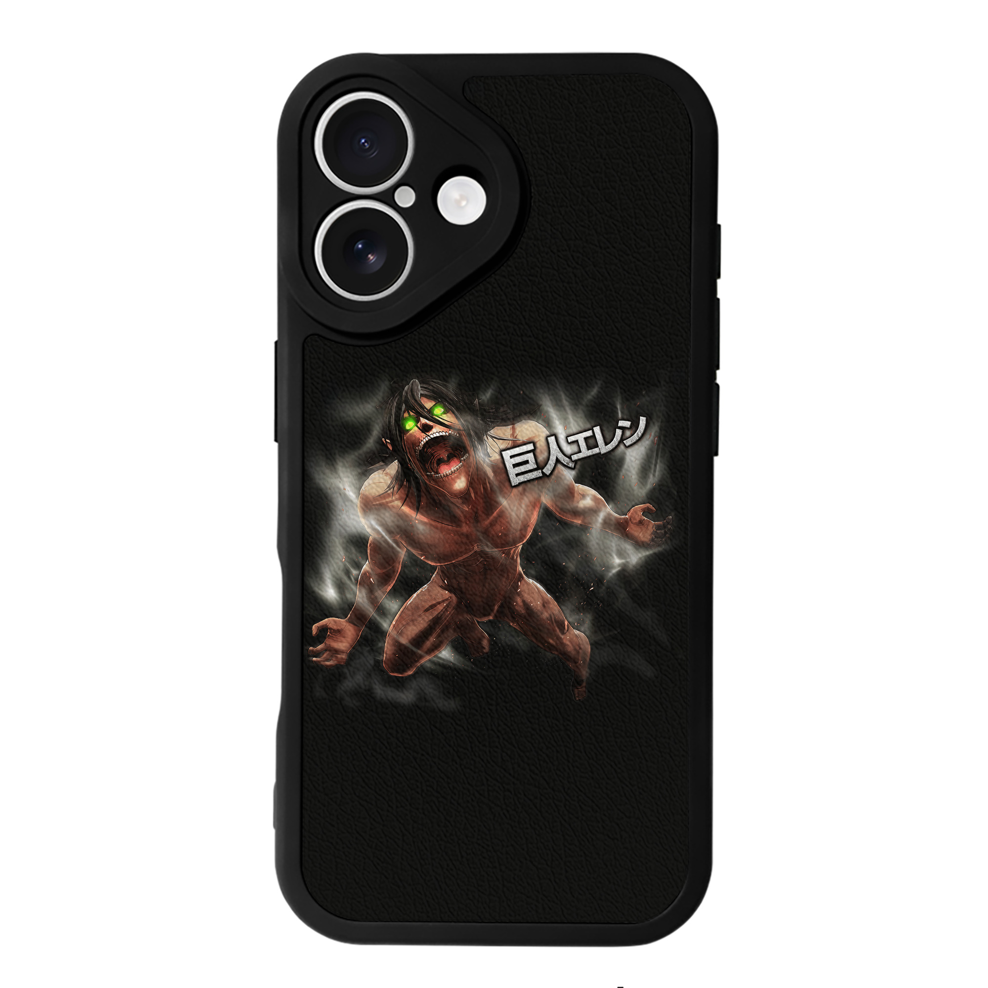 （画像用） 進撃の巨人 Attack on Titan 【iPhone 16シリーズ対応】シリコンスマホケース（レザー調） 材質：シリコン